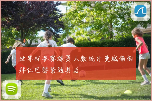 世界杯参赛球员人数统计曼城领衔拜仁巴黎紧随其后